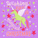 Wishing You A Magical Christmas Unicorn Card
