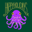 Happy Holidays  - Festive Octopus Card