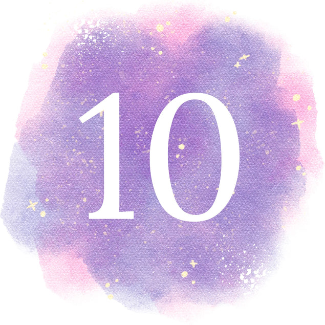 10th Birthday Purple Sky Card