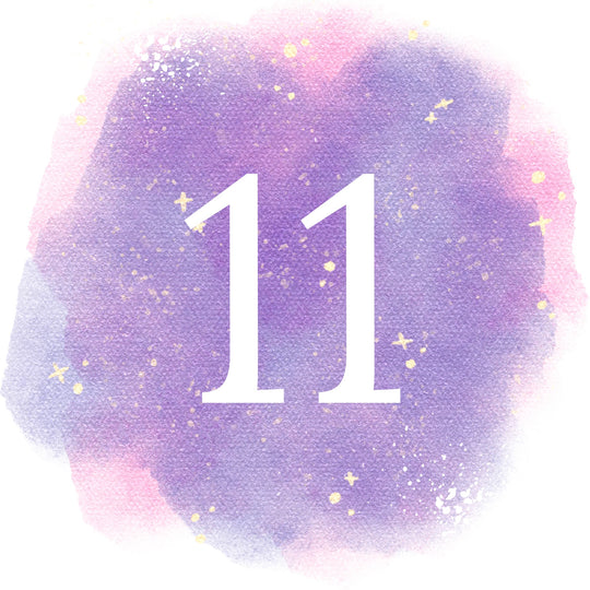 11th Birthday Purple Sky Card