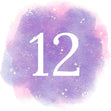 12th Birthday Purple Sky Card