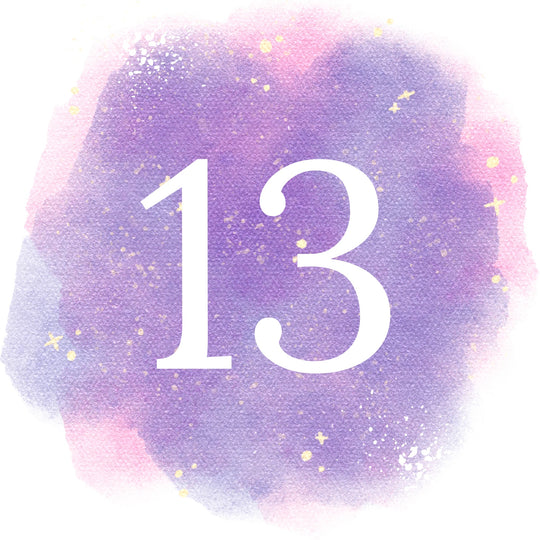 13th Birthday Purple Sky Card