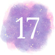 17th Birthday Purple Sky Card