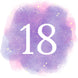 18th Birthday Purple Sky Card