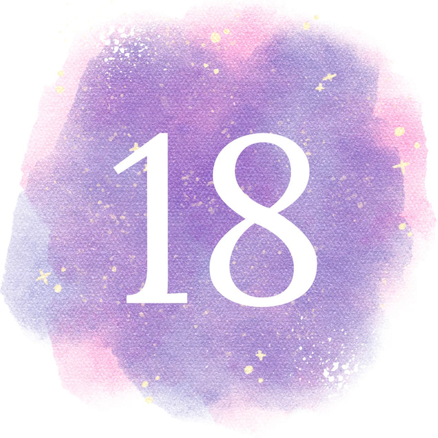 18th Birthday Purple Sky Card