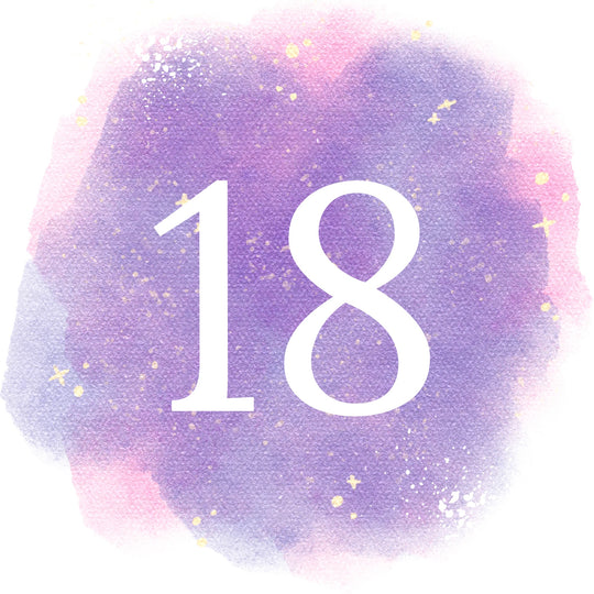 18th Birthday Purple Sky Card
