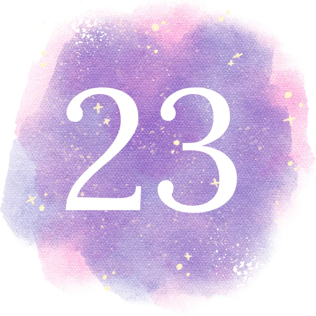 23rd Birthday Purple Sky Card