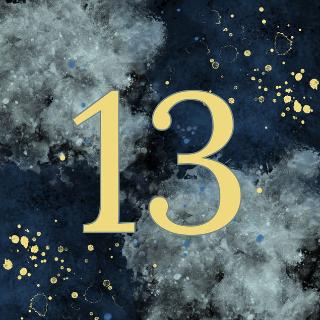 13th Birthday Abstract Design Card