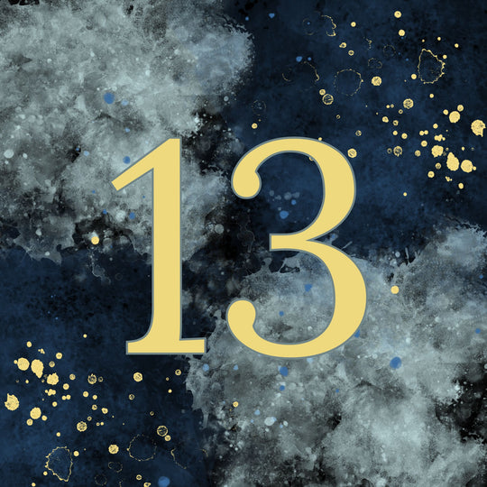 13th Birthday Abstract Design Card