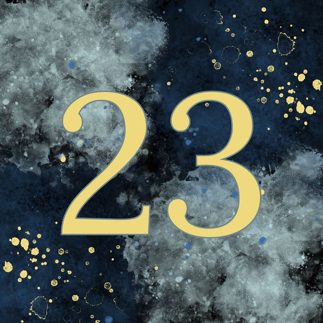 23rd Birthday Abstract Design Card