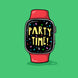 Party Time Digital Watch Card