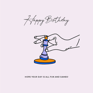 Happy Birthday Chess Card