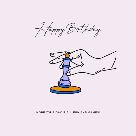 Happy Birthday Chess Card