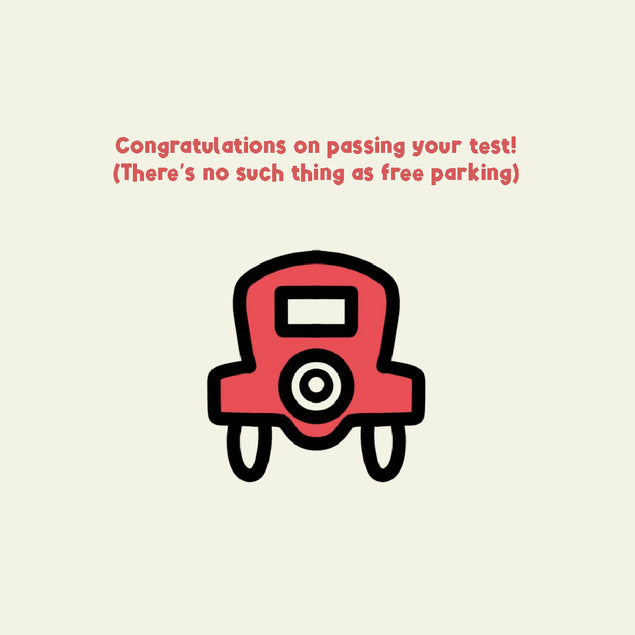 Congratulations On Getting A Driver's License Funny Card