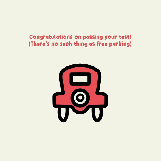 Congratulations On Getting A Driver's License Funny Card
