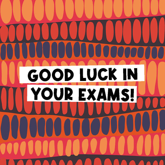 Good Luck In Your Exams Card
