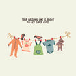 Your Washing Line Is About To Get Super Cute! New Baby Confetti-exploding Greetings Card