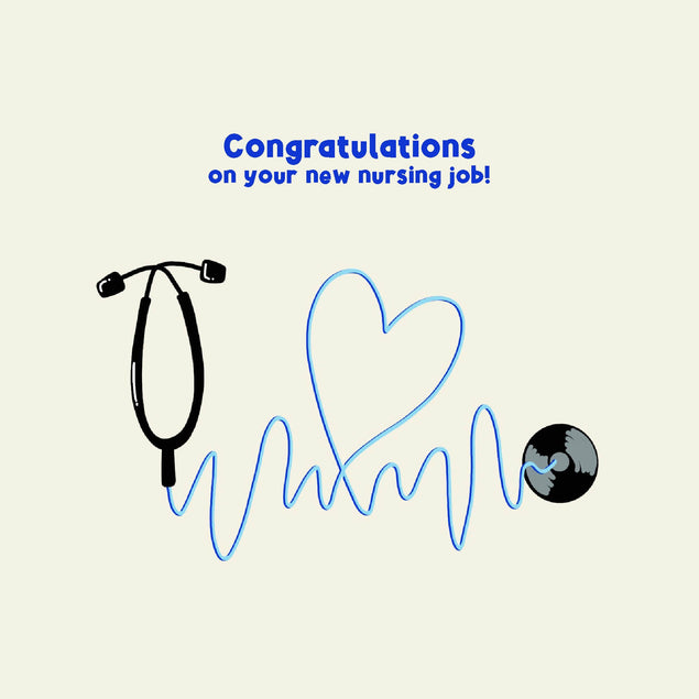 Congratulations On Your New Nursing Job! Card