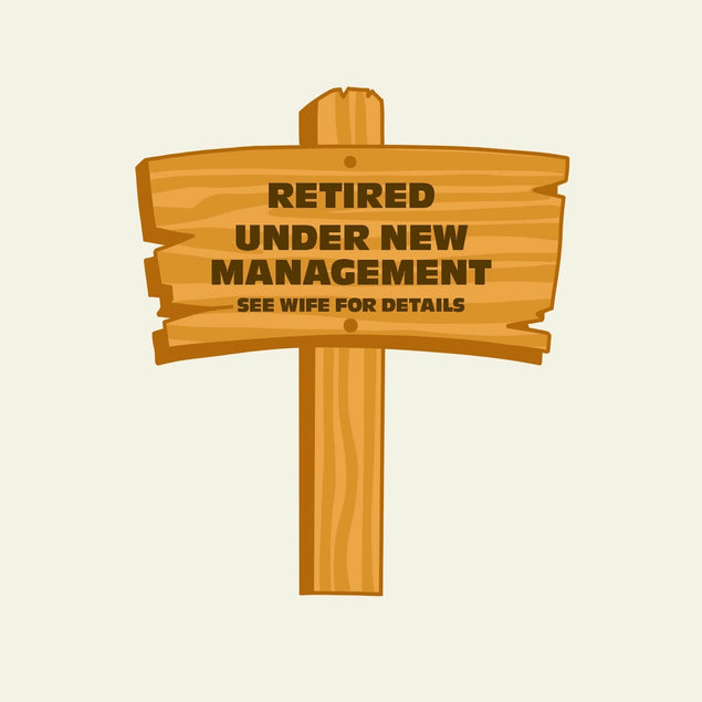 Retired... See Wife For Details Confetti-exploding Greetings Card