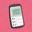 Happy Birthday Voice Note Era Joke Confetti-exploding Greetings Card