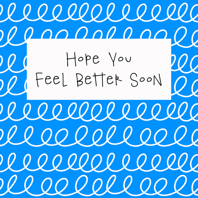 Hope You Feel Better Soon Confetti-exploding Greetings Card