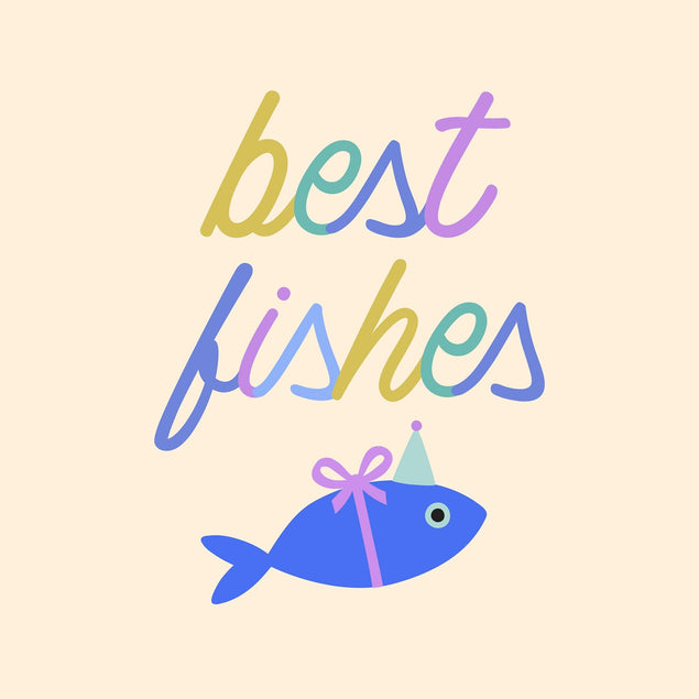 Best Fishes Fish Birthday Confetti-exploding Greetings Card