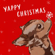 Yappy Christmas Chihuahua Confetti-exploding Greetings Card