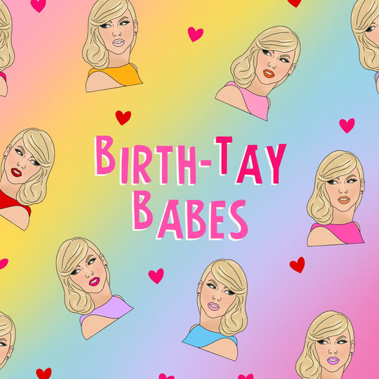 Birth-Tay Babes Taylor Swift Birthday Card