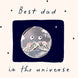 Best Dad In The Universe - Planet With A Moustache Card