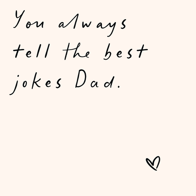 You Always Tell The Best Jokes Dad Confetti-exploding Greetings Card