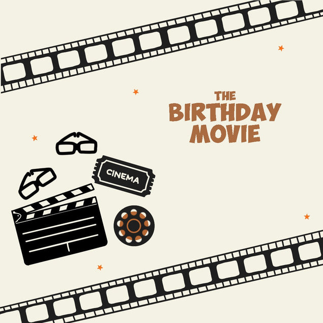 The Birthday Movie Confetti-exploding Greetings Card