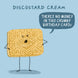 Funny Discustard Cream Birthday Card