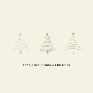 Have A Tree-mendous Christmas Card