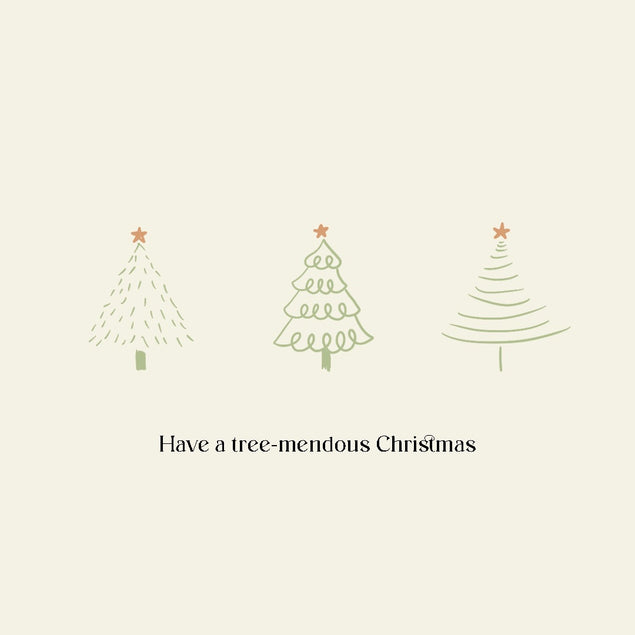 Have A Tree-mendous Christmas Card