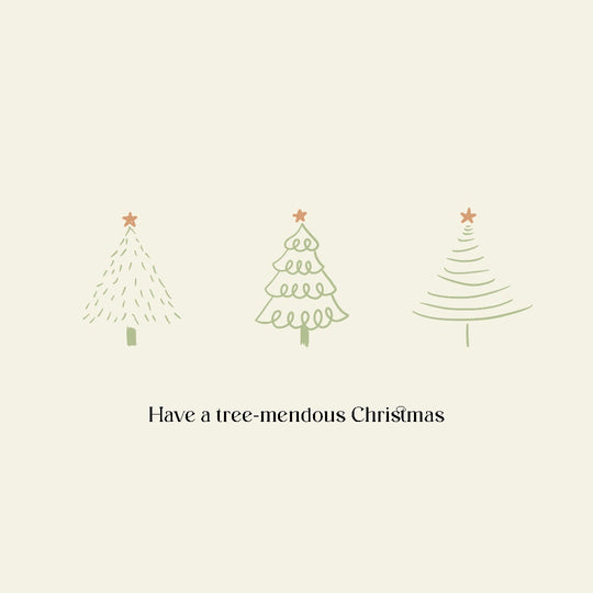 Have A Tree-mendous Christmas Card