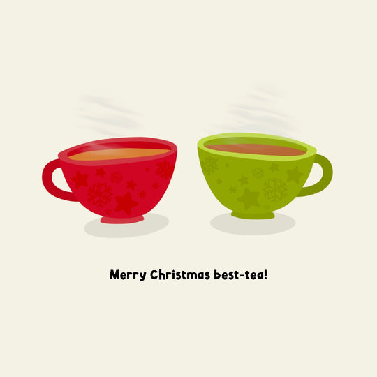 Merry Christmas Best-tea! Card