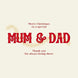 Mum & Dad Christmas Card