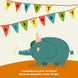 Funny Elephant Birthday Card