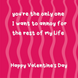 You're The Only One I Want To Annoy Funny Valentine's Day Card
