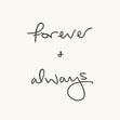 Forever + Always Minimalistic Anniversary/Wedding Card