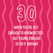 Old Enough To Know Better, Young Enough To Do Anyway - 30th Birthday Card