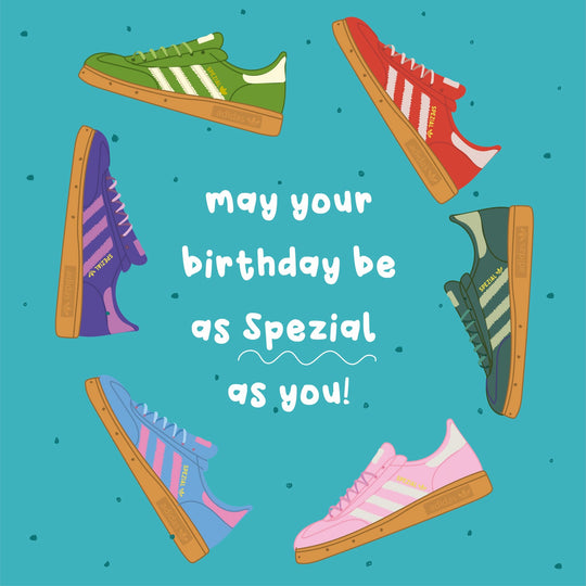 Have A Spezial Birthday - Funny Adidas Birthday Card