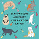 Stay Pawsome And Party Like A Cat Birthday Card