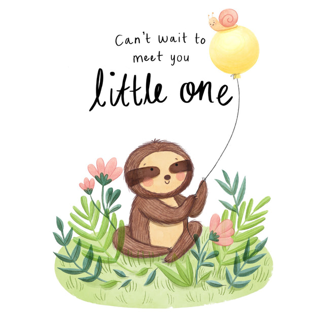 Can't Wait To Meet You Little One New Baby Card