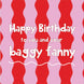 Happy Birthday Baggy Fanny Card