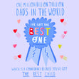 To The Best Dad From The Best Child Father's Day Confetti-exploding Greetings Card
