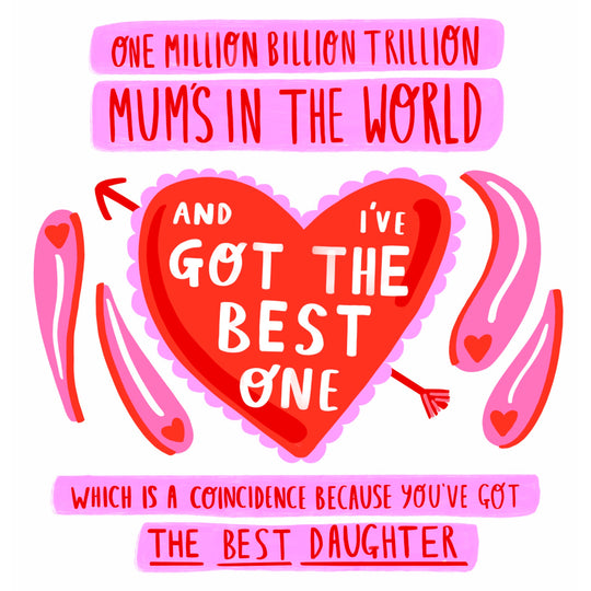 To The Best Mum From The Best Child Card