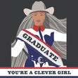 You're A Clever Girl Beyonce Graduation Confetti-exploding Greetings Card