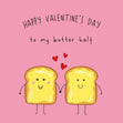 To My Butter Half Valentine's Day Confetti-exploding Greetings Card