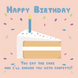 Cake & Confetti Birthday Card